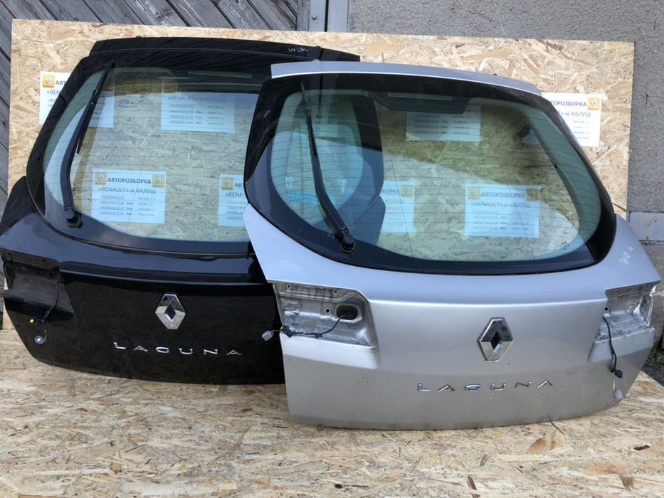 Кришка багажника хачбек Renault Laguna 3 08-15р скло ляда (Є КОЛЬОРА!)