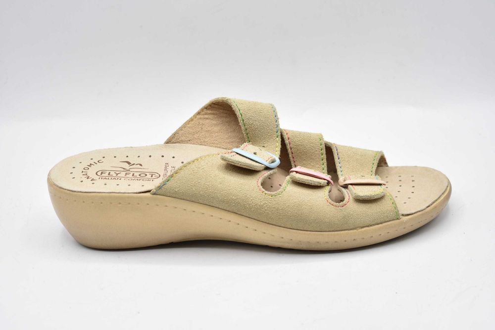 Klapki Fly Flot roz. 39 / anatomiczne/ włoskie/ jak nowe