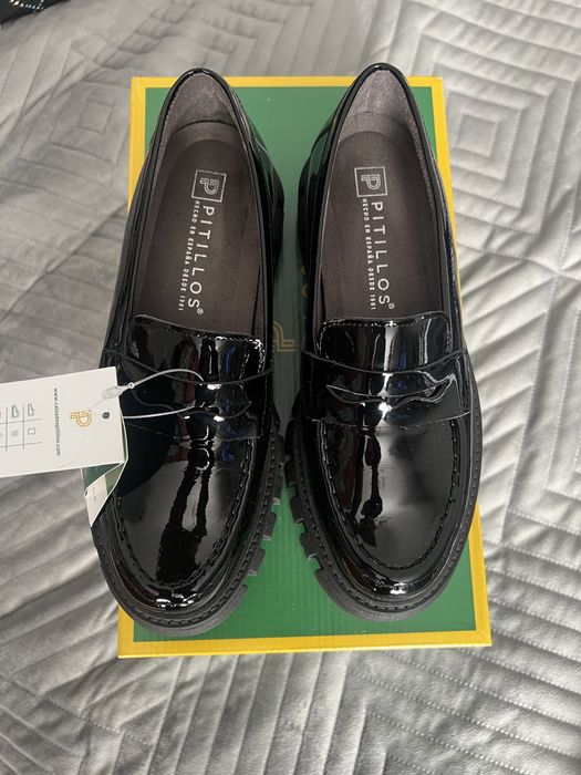 Mokasyny Pitillos 1654 czarne  rozmiar 36