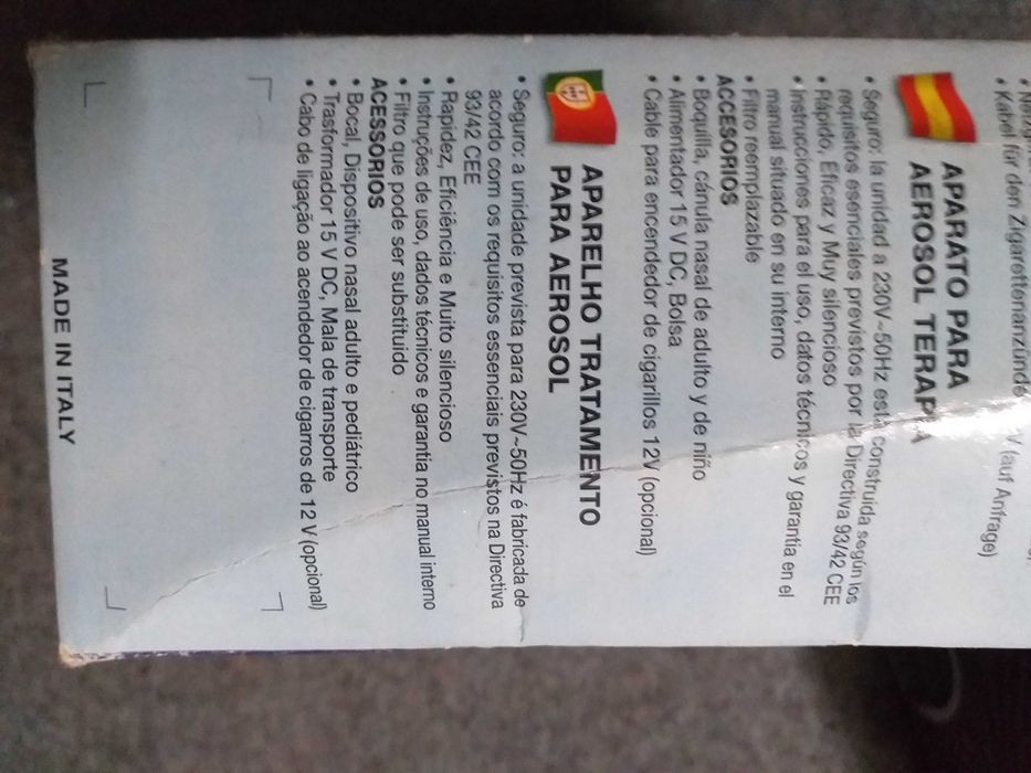 Vendo Aparelho Aerossol