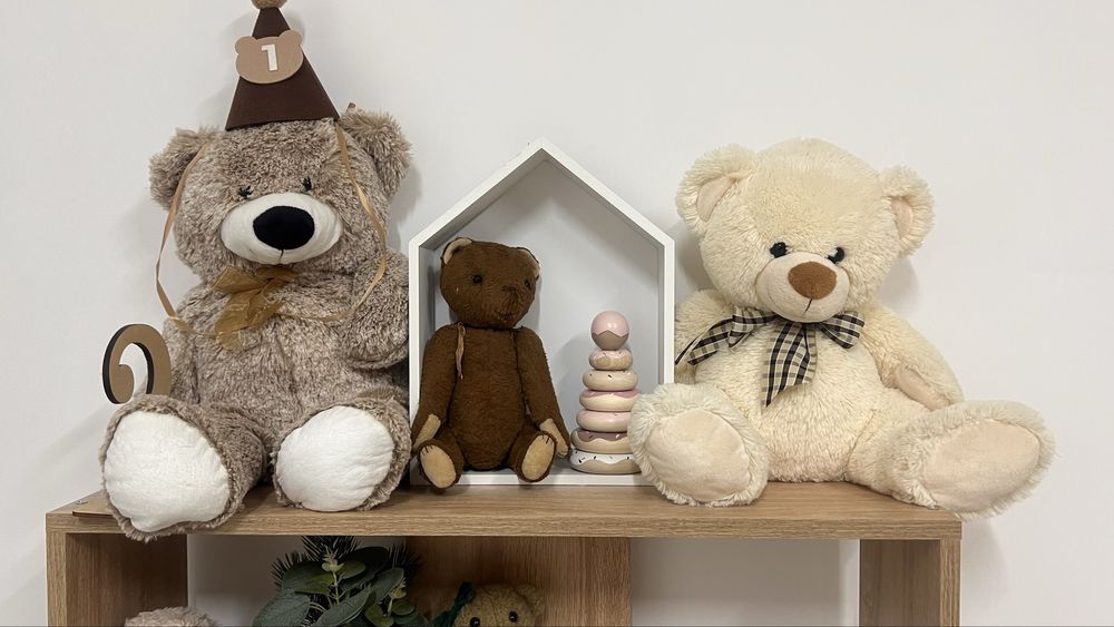 Ведмедики мягкі іграшки