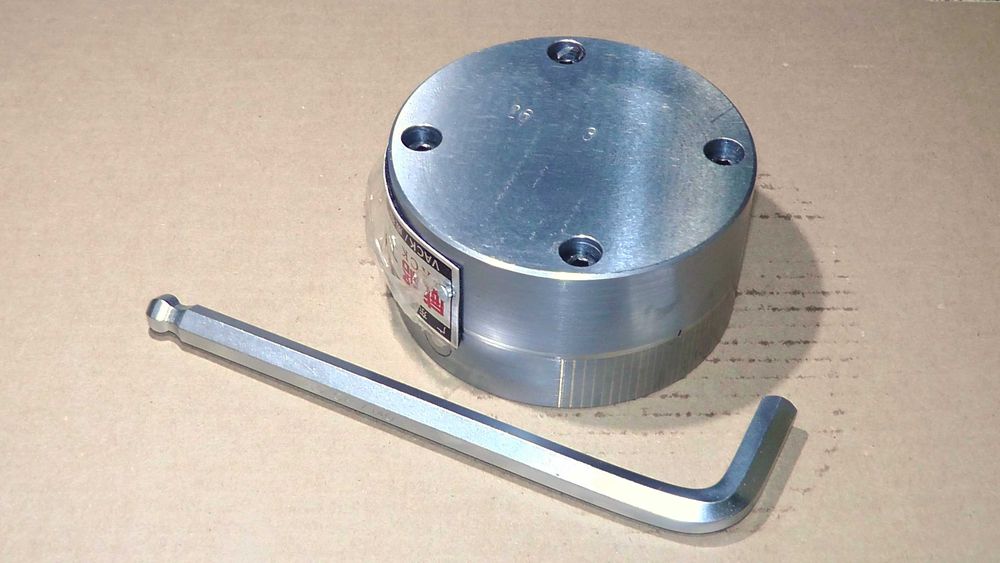2*Magnes Stół Uchwyt Magnetyczny okrągły 100 mm, prostokąt 175*100 mm