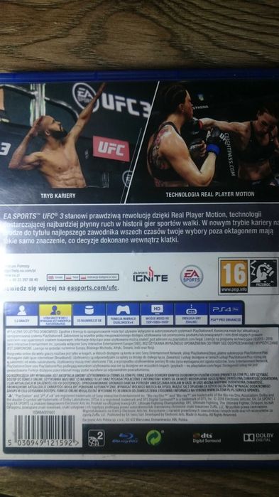 Ufc 3 POLSKA ps4 playstation 4 fifa mortal lego gta v spiderman