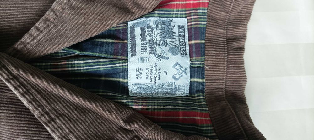 Marynarka sztruksowa dla chłopczyka