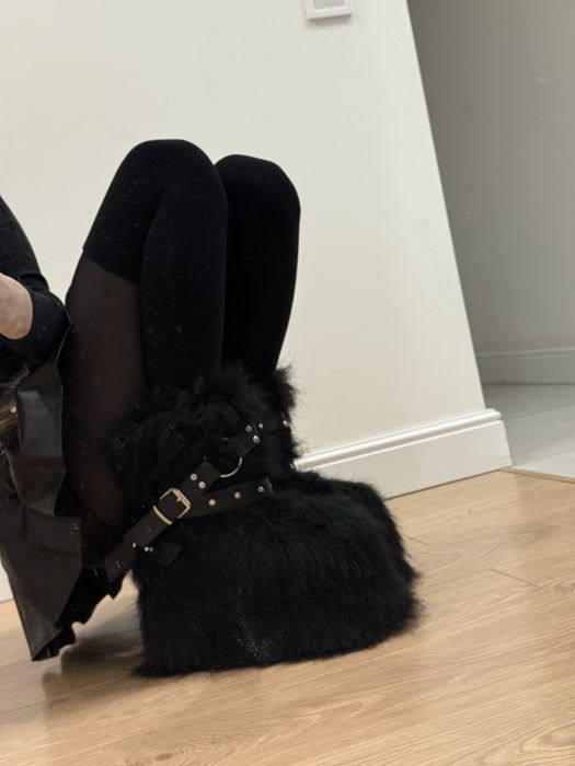 Сапожки меховые на платформе y2k dollskill club exx new rock deminia