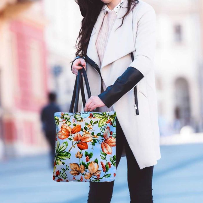 Torba na zakupy „Jesienne Motywy” – Ciepło i Styl na Każdy Dzień