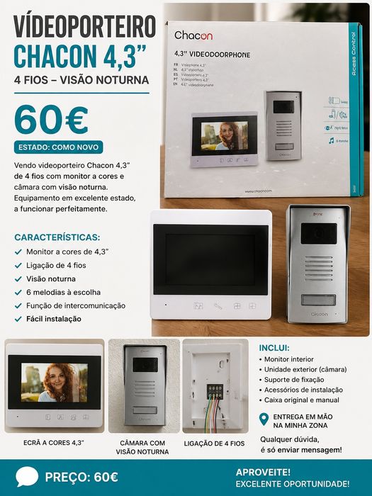 Videoporteiro chacon