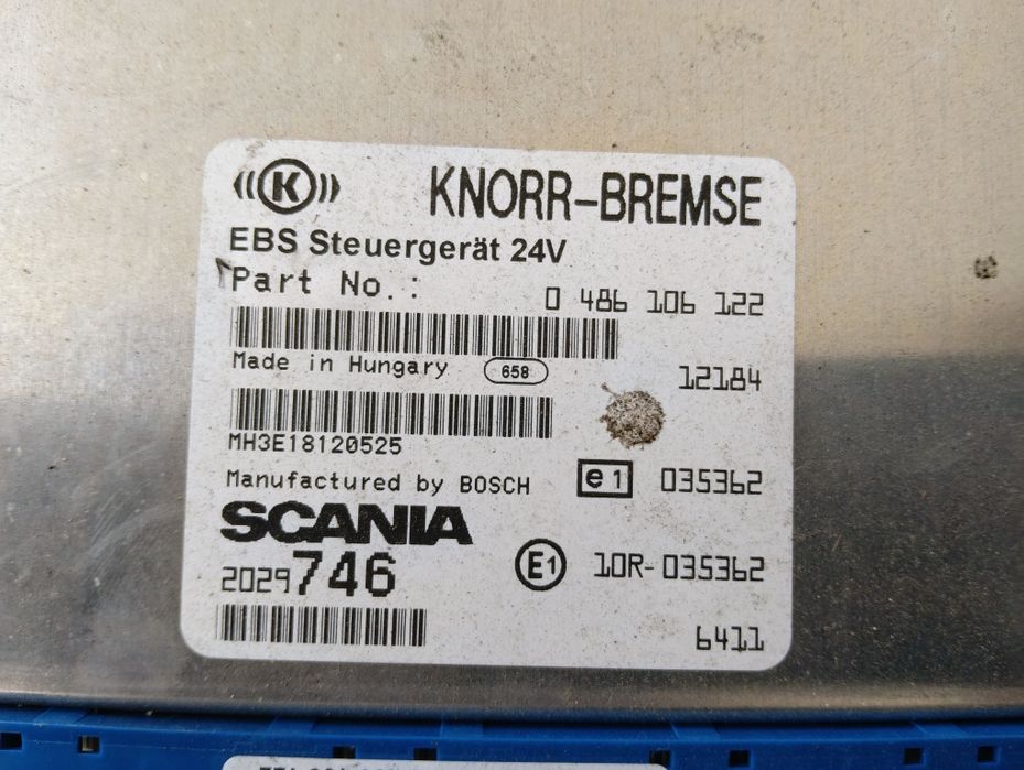 Sterownik komputer Scania Ebs