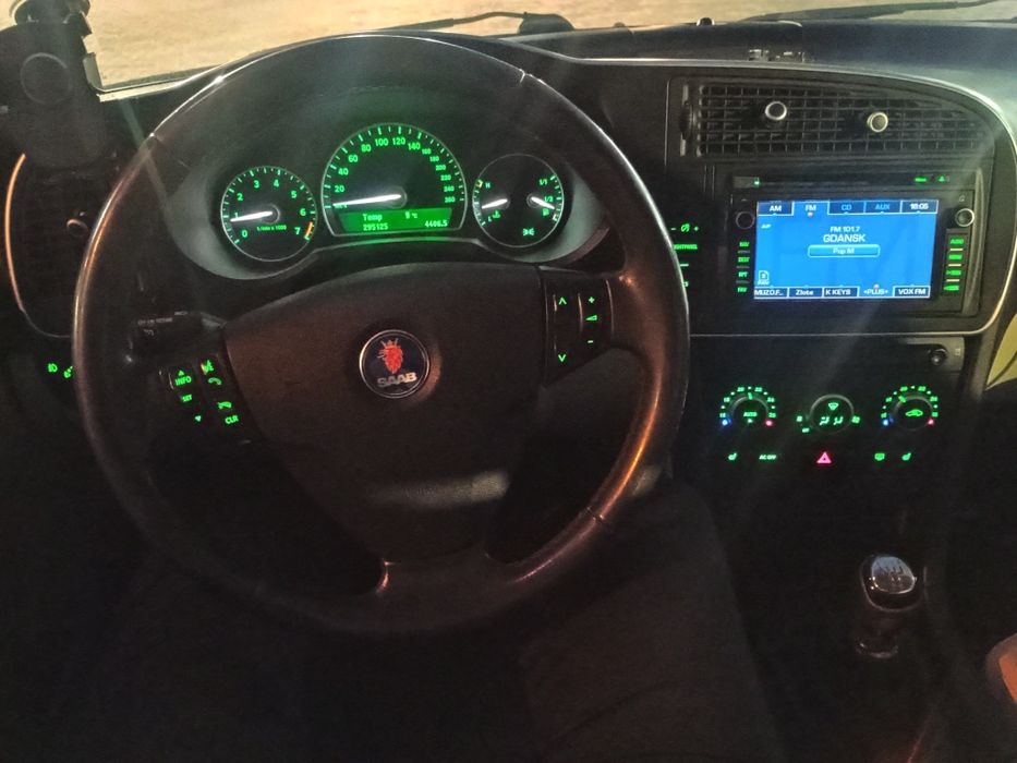 Saab 9-3 | 2005 | 1.8 benzyna + LPG | Skóra | Opłaty długie