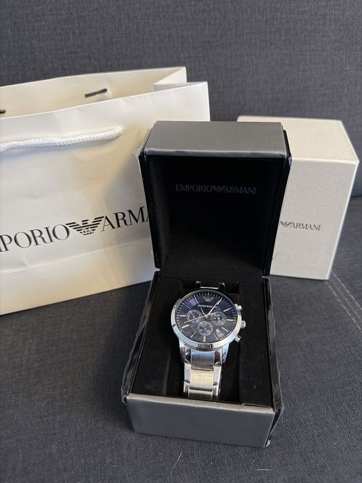 Zegarek męski Emporio Armani srebrny