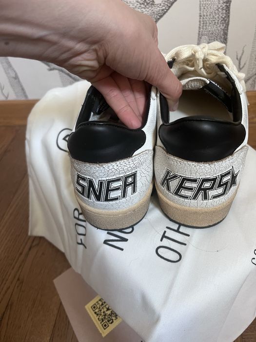 Snekersy Golden Goose roz.40 skorzane biale