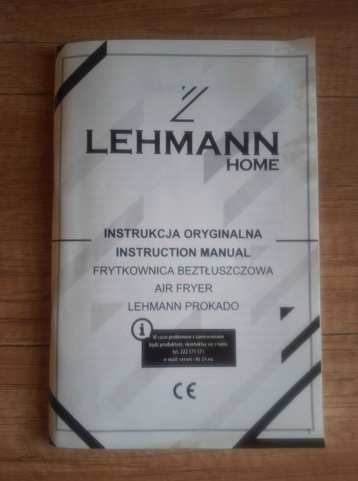 Airfryer Lehmann nowy 8l