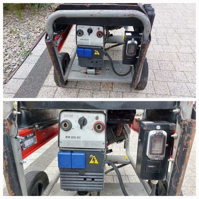 Agregat prądotwórczy SDMO VX 200/4 H spawalniczy silnik Honda GX 390