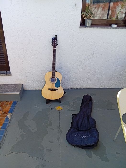 Troco guitarra clássica por chocadeira ou aves do meu interesse