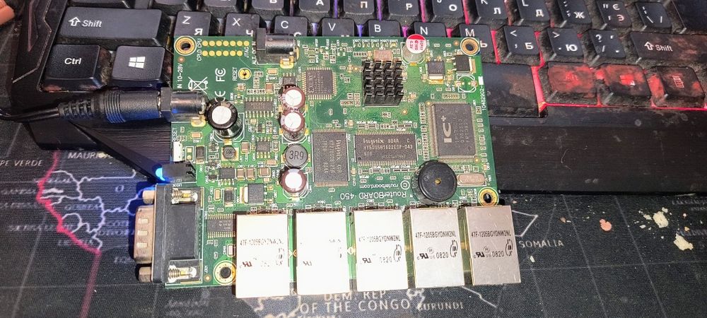 Mikrotik rb 450 під відновлення