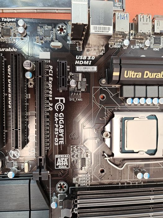płyta główna GIGABYTE GA-P85-D3,Intel Core i7-4770