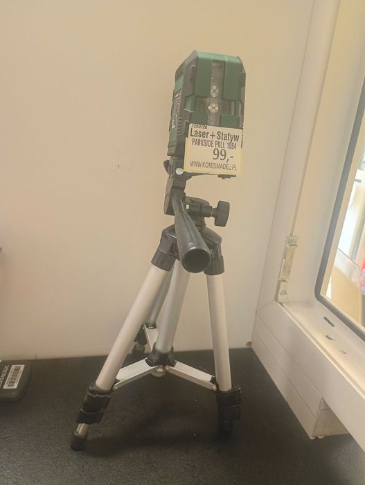 Laser+Statyw Parkside PKLL 1084-Komis MADEJ Dębica