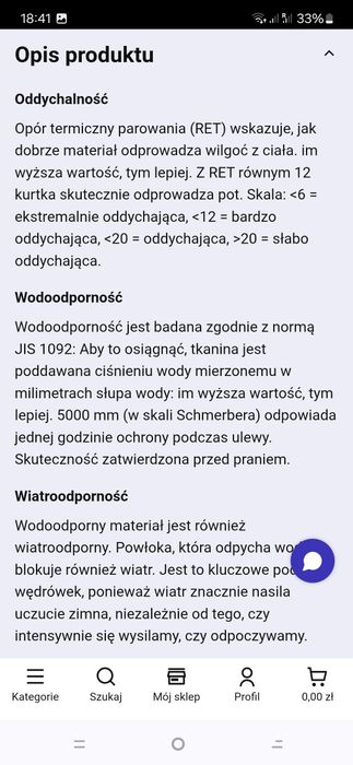 Kurtka wiosenna Decathlon