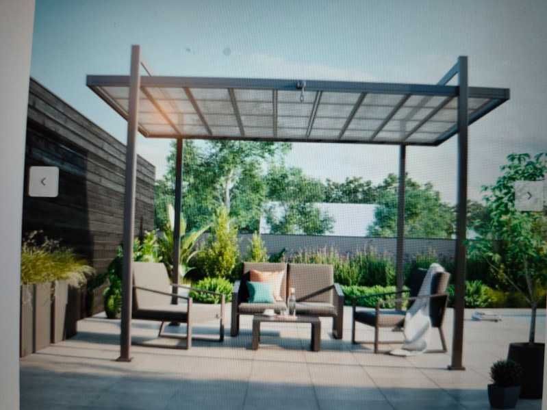 Pawilon ogrodowy pergola Elysia 308x350x257cm antracytowy Naterial