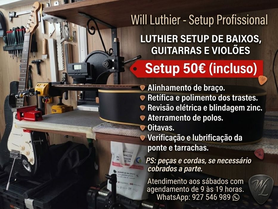 Setup guitars and bass a partir de 50€