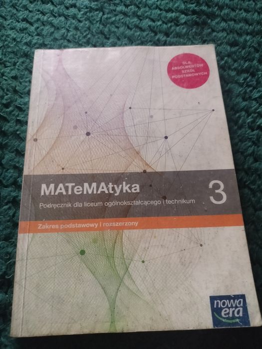 Matematyka 3 poziom rozszerzony Nowa era