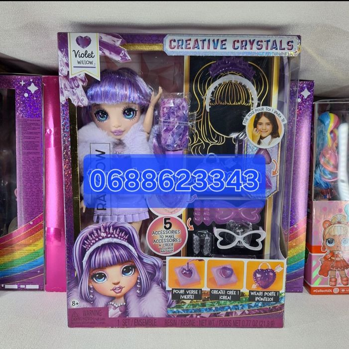 Лялька Рейнбоу Хай Вайлет Rainbow High Creative Crystals Violet