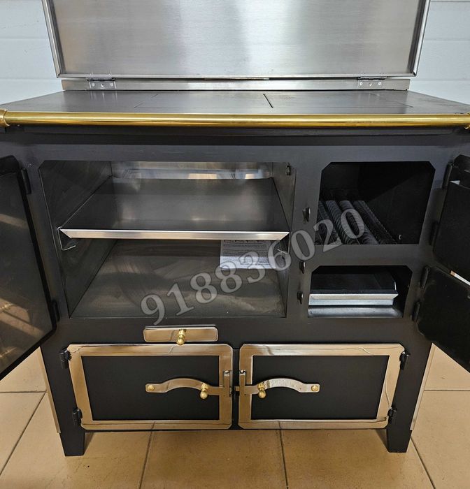 Fogão Lenha NOVOS - Forno INOX - Estilo Rústico - Fabrico Nacional