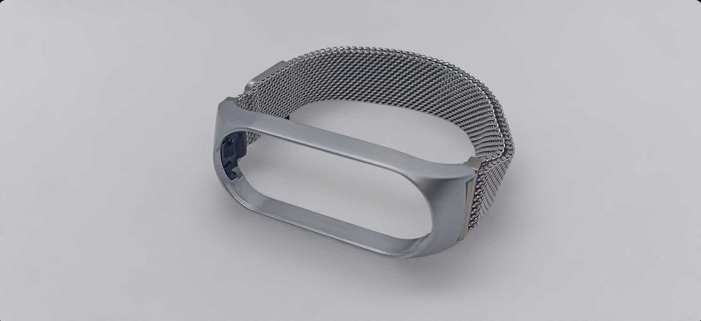 Браслет железный ми бенд 7 Браслет металевий Mi Band 7 Ремешок