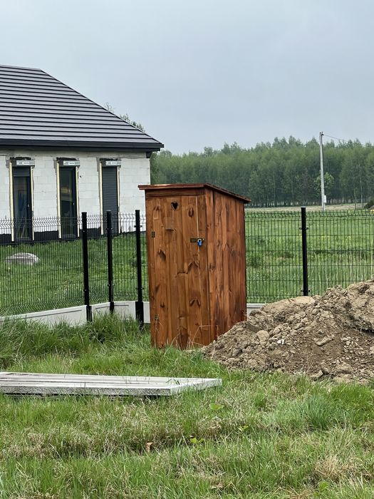 Toaleta/Wc/Szalet/kibelek drewninany na budowe/działke