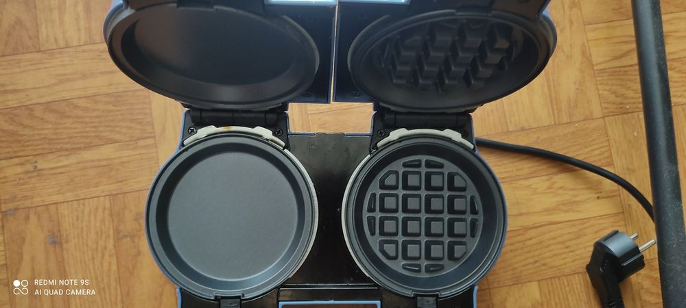 Gofrownice podwójna Pancake dla dzieci wzór dinozaurów.