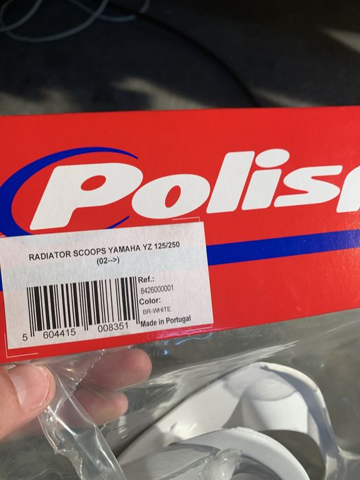 Plasticos radiador yamaha yz 125, 250 de 2002 em diante