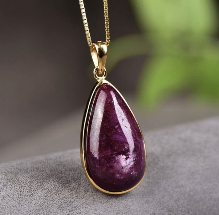 Colar de Ruby natural 6.82g