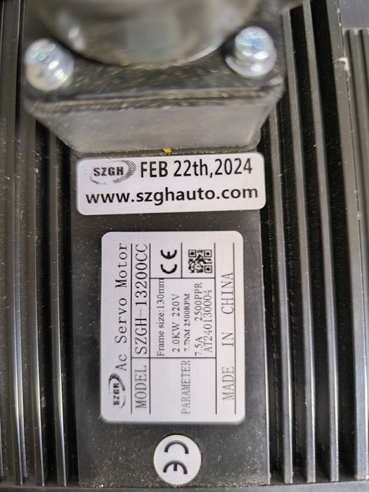 Silnik serwo 2.0kW, sterownik,okablowanie