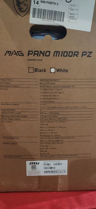 Caixa para computador micro ATX  (NOVA)