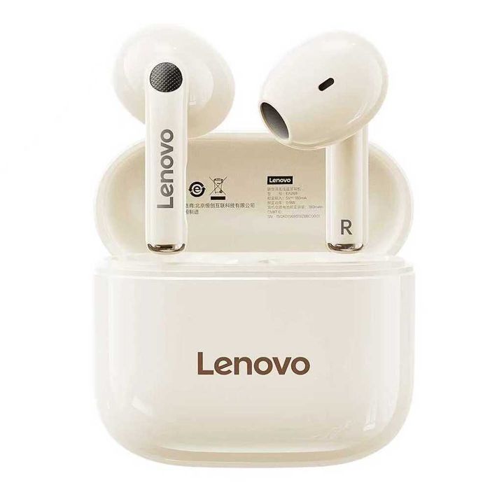 Нові бездротові навушники Lenovo EA186 (beige)