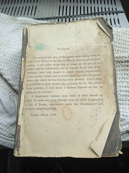 Dicionário técnico 1878 em inglês varios