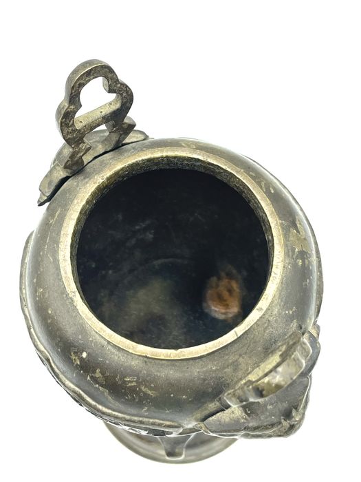 Incensario defumador oriental chines bronze sec 19