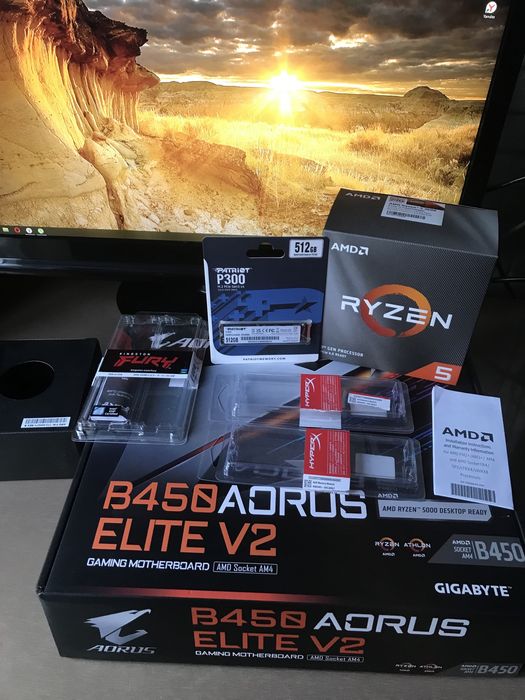 Пк ryzen 5 3600 ddr4 32gb aorus b450