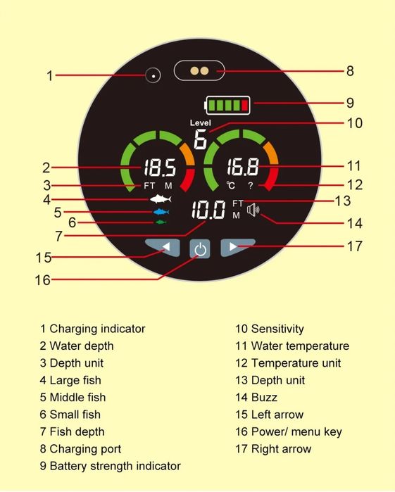 Эхолот зимний Lucky FF202