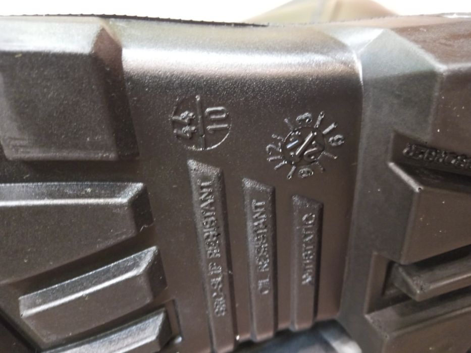 Kalosze gumowe, gumowce Hurricane black S5 CI SRC, rozmiar 44