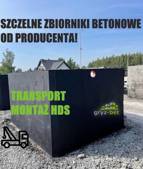 SZAMBA betonowe 10m3 szambo 12m3 zbiornik na deszczówkę 4m3 OLESZNO