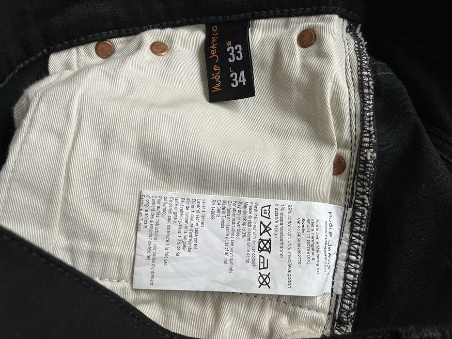 Nudie Jeans Джинсы мужские зауженные (Швеция), W33/L34