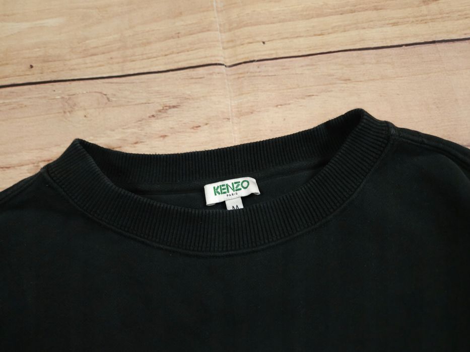 KENZO Bluza Crew Neck Męska Czarna r. M/L