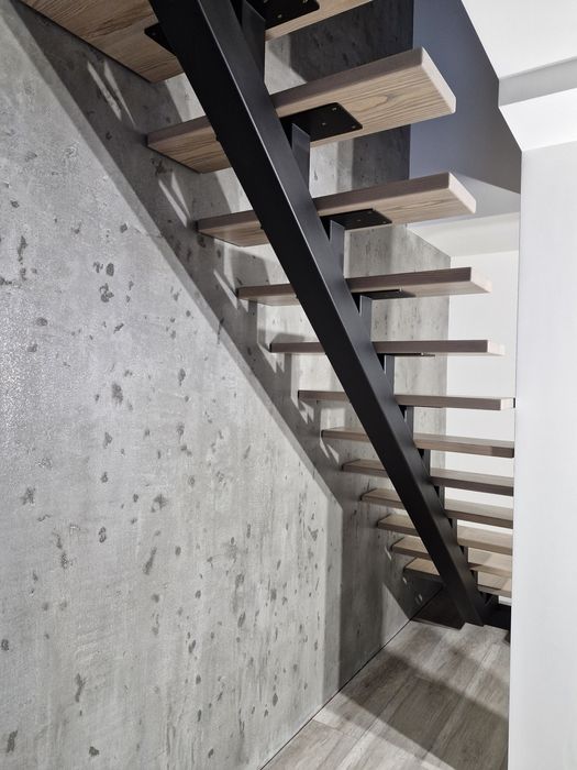 Schody metalowe, nowoczesne industrial, balustrady loft, ogrodzenia.