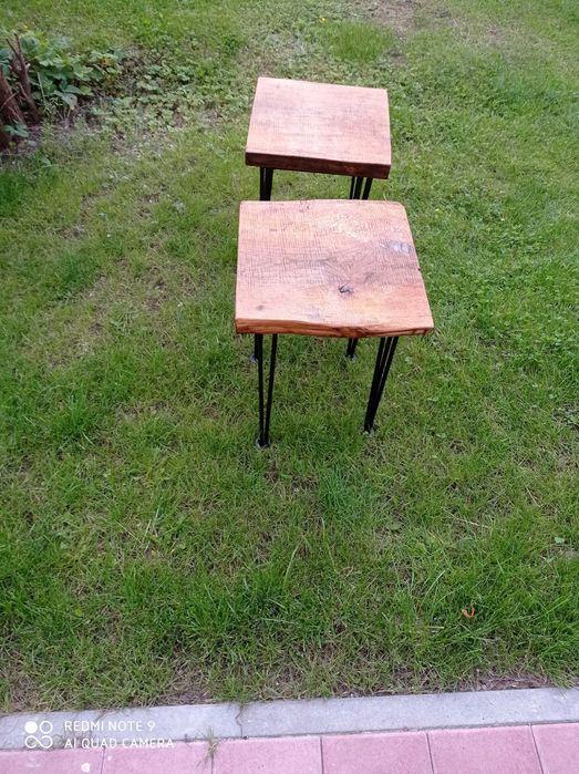 taboret,stołek dębowy