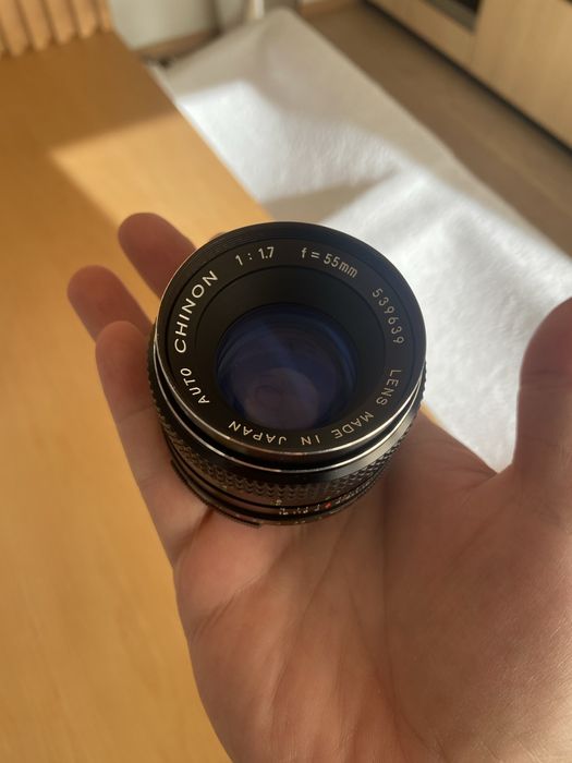 Lente CHINON 55mm f1.7 Vintage (Made in Japan)