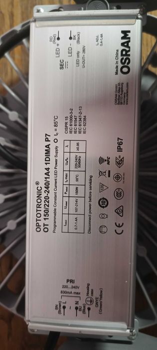 Lampa LED  robocza/ warsztatowa OSRAM  bardzo mocna