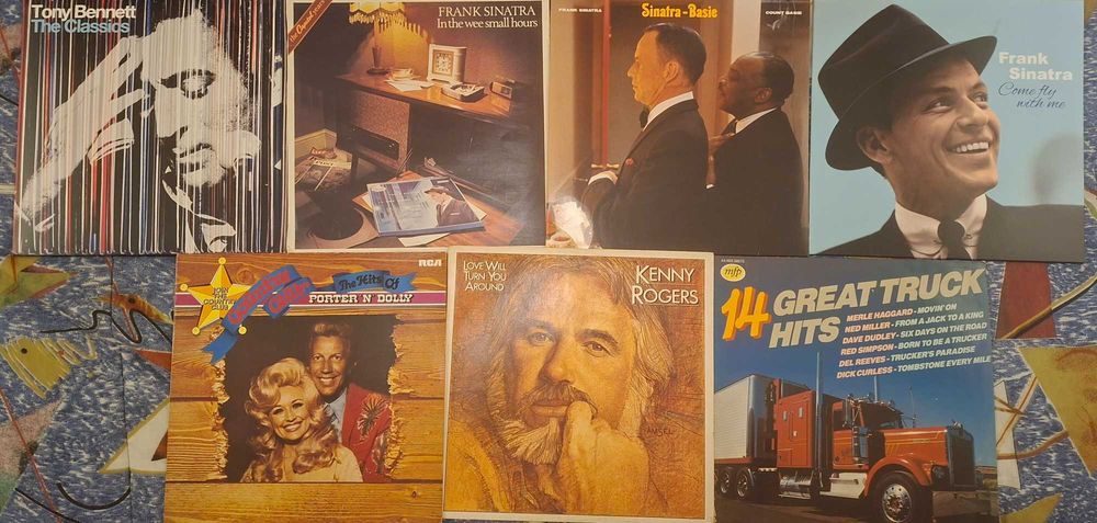 Coleção de discos vinil
