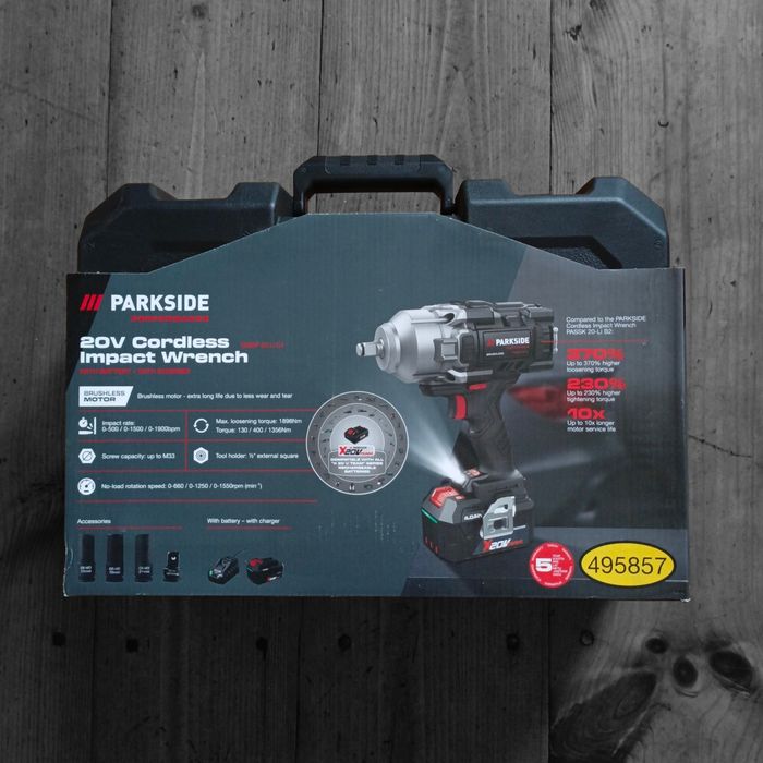 Акумуляторний ударний гайковерт PARKSIDE PERFORMANCE PASSP 20-Li C4