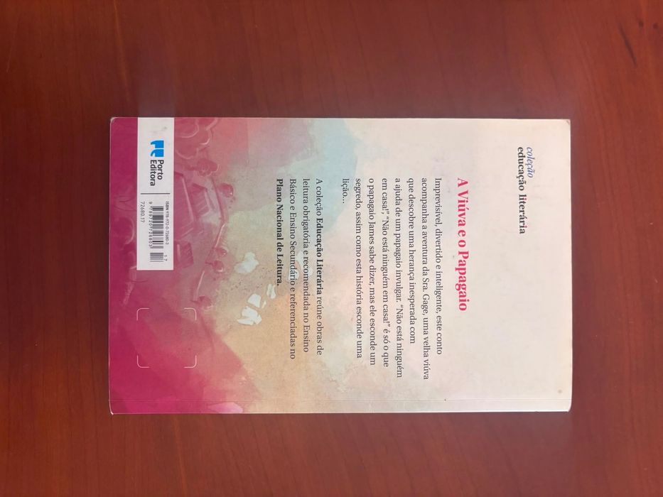 Livro A Viúva e o Papagaio de Virginia Woolf
